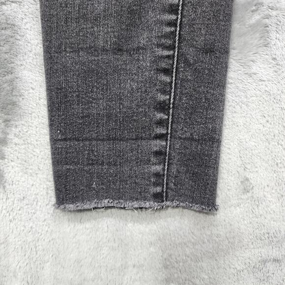 Universal Thread Jeans Womens 6/28L Gray High Rise Jegging Raw Hem Ankle Stretch - Picture 6 of 16